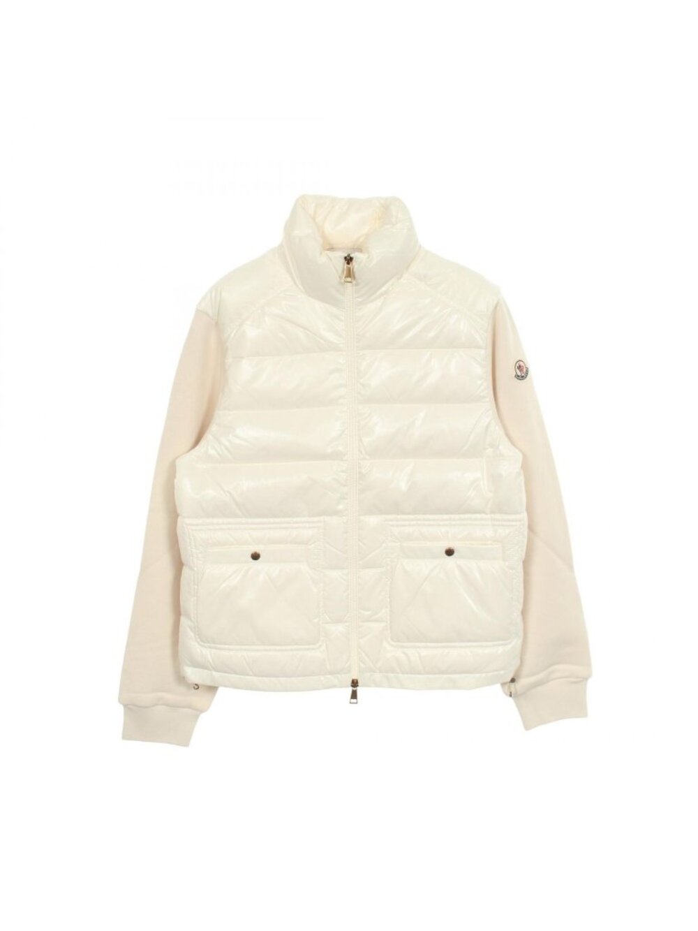 Moncler Down Jacket Zip Up Cardigan Cotton